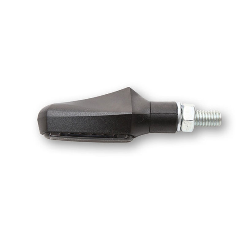 Kierunkowskazy motocyklowe Highsider Smart Shorty Fin 3w1 czarne