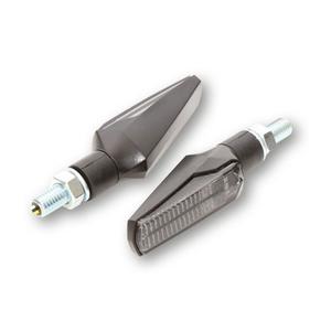 Kierunkowskazy motocyklowe Highsider Smart Fineline LED 3w1 czarne