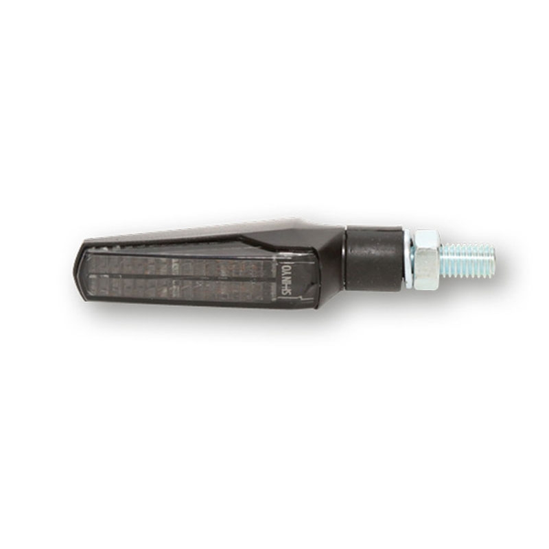 Kierunkowskazy motocyklowe Highsider Smart Fineline LED 3w1 czarne