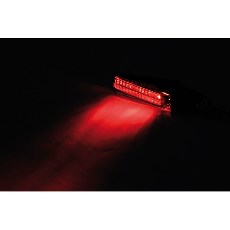 Kierunkowskazy motocyklowe Highsider Smart Fineline LED 3w1 czarne