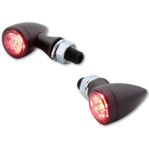 Kierunkowskazy motocyklowe Highsider Smart Sixteen Bullet LED 3w1 dymno-szare