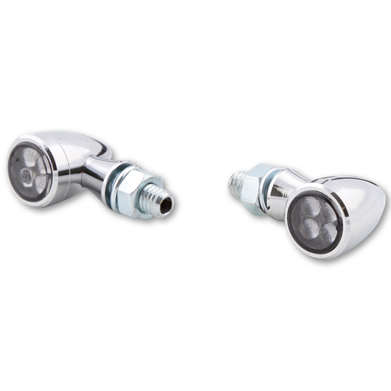 Kierunkowskazy motocyklowe Highsider Smart Sixteen Bullet LED 3w1 chrom
