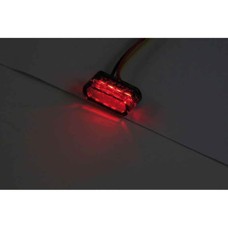 Highsider Smart Module 1 LED lampa tylna motocyklowa, dymno-szara