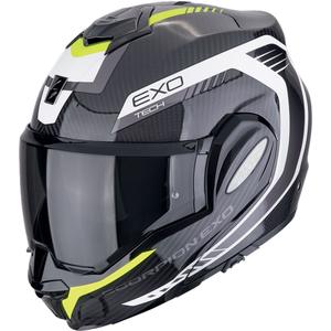 Kask motocyklowy składany Scorpion EXO-TECH EVO CARBON COSY czarno-fluo żółty