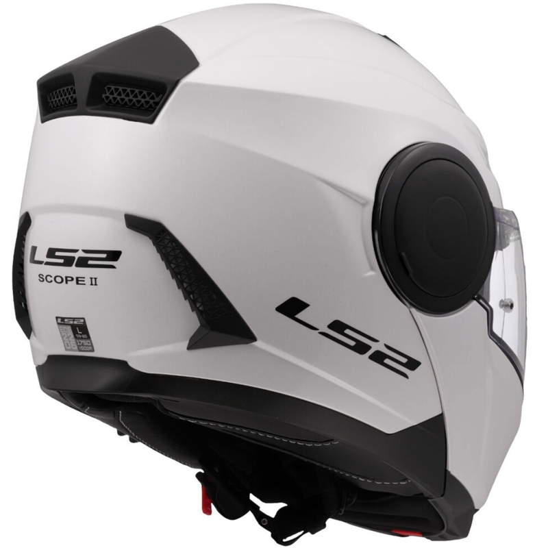 Kask motocyklowy typu flip-up LS2 FF902 Scope II Solid biały