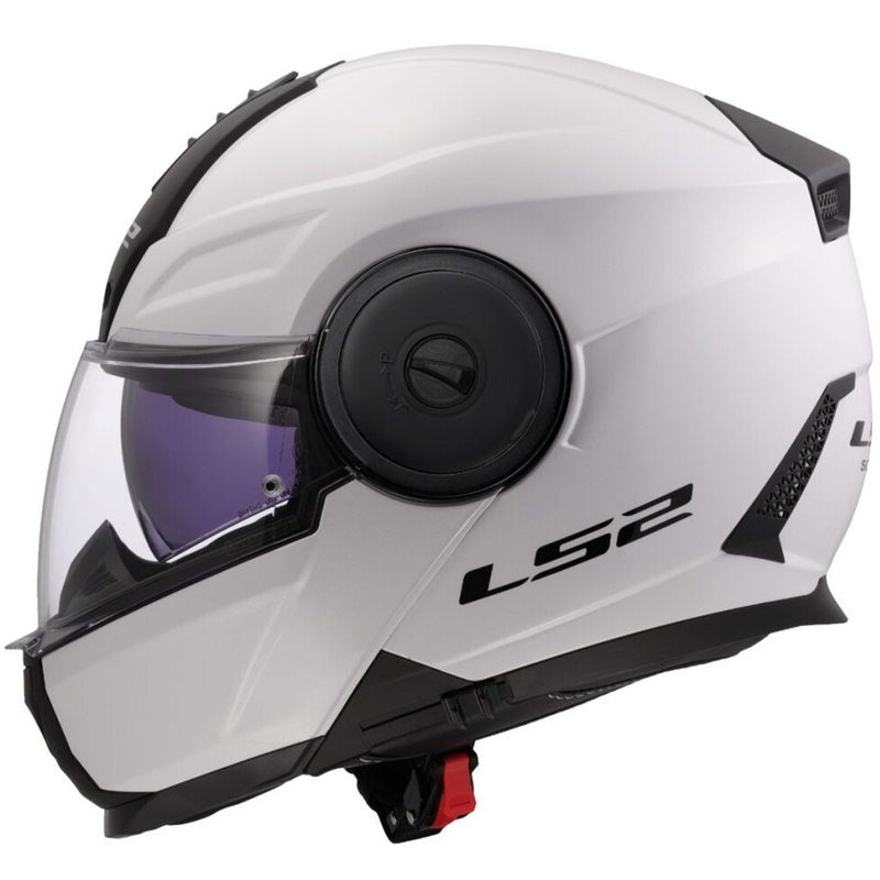 Kask motocyklowy typu flip-up LS2 FF902 Scope II Solid biały