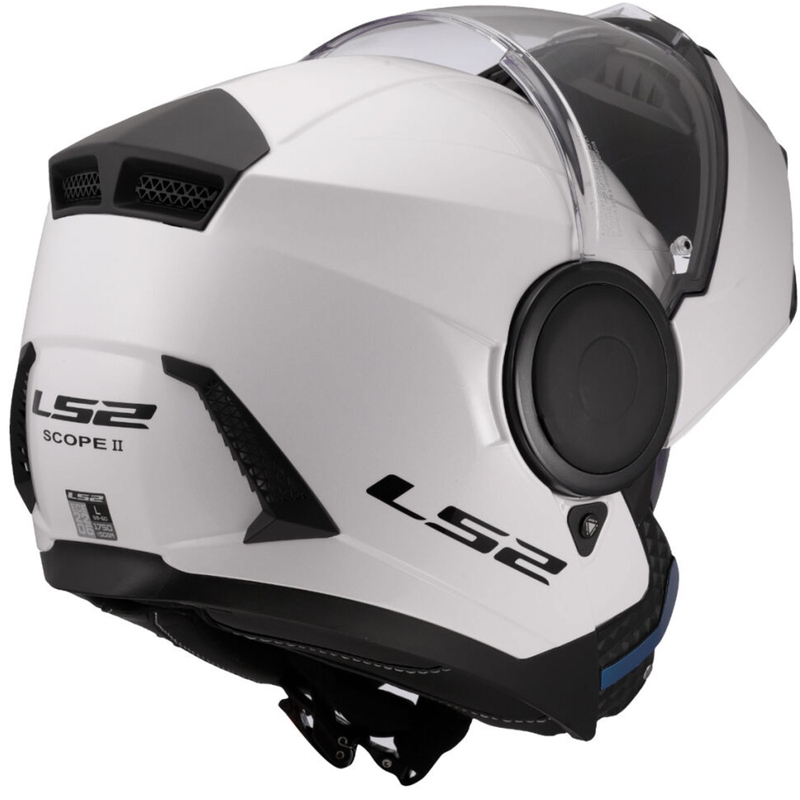 Kask motocyklowy typu flip-up LS2 FF902 Scope II Solid biały