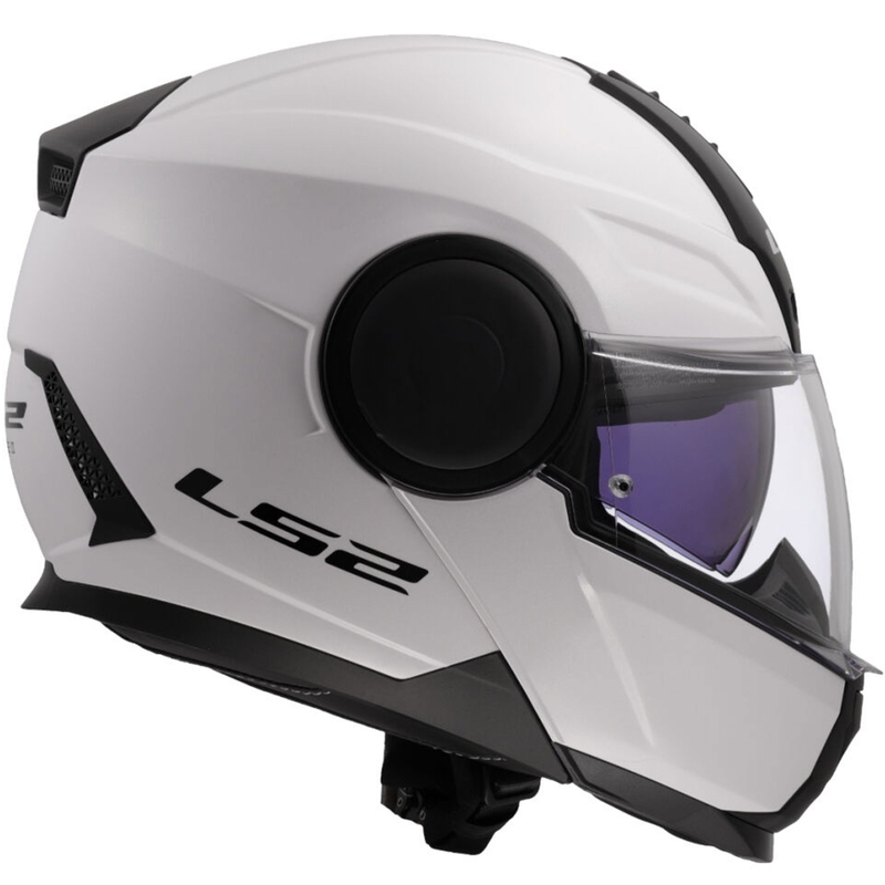 Kask motocyklowy typu flip-up LS2 FF902 Scope II Solid biały