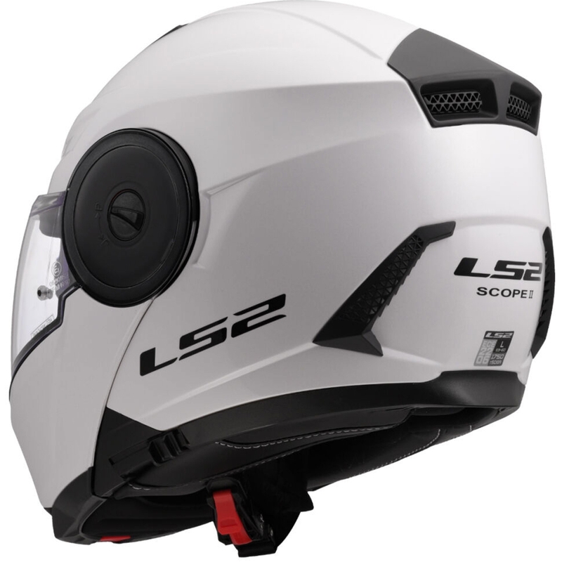 Kask motocyklowy typu flip-up LS2 FF902 Scope II Solid biały