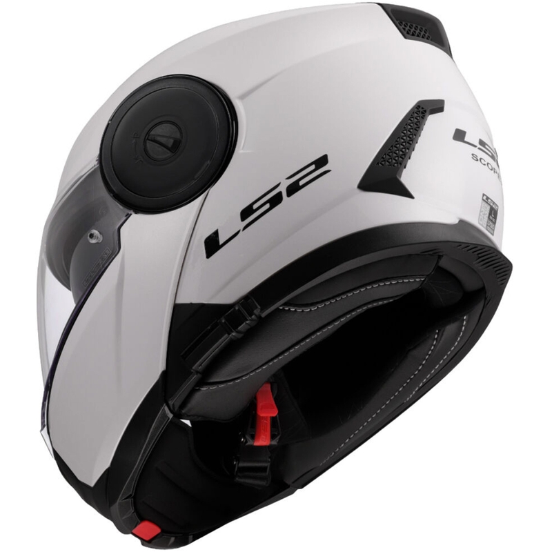 Kask motocyklowy typu flip-up LS2 FF902 Scope II Solid biały