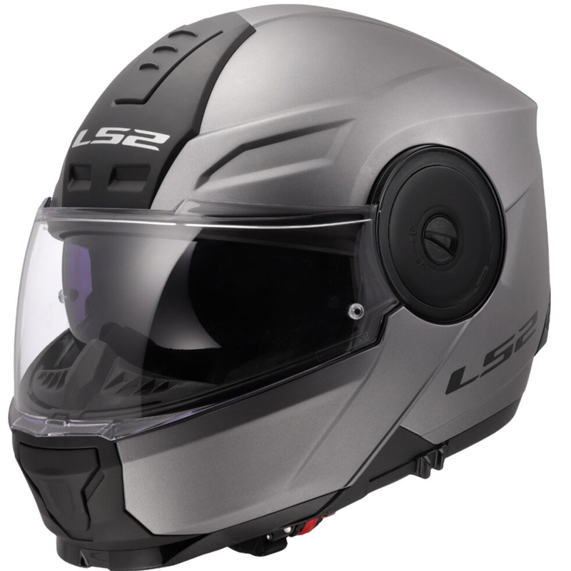 Kask motocyklowy typu flip-up LS2 FF902 Scope II Solid matowy tytan
