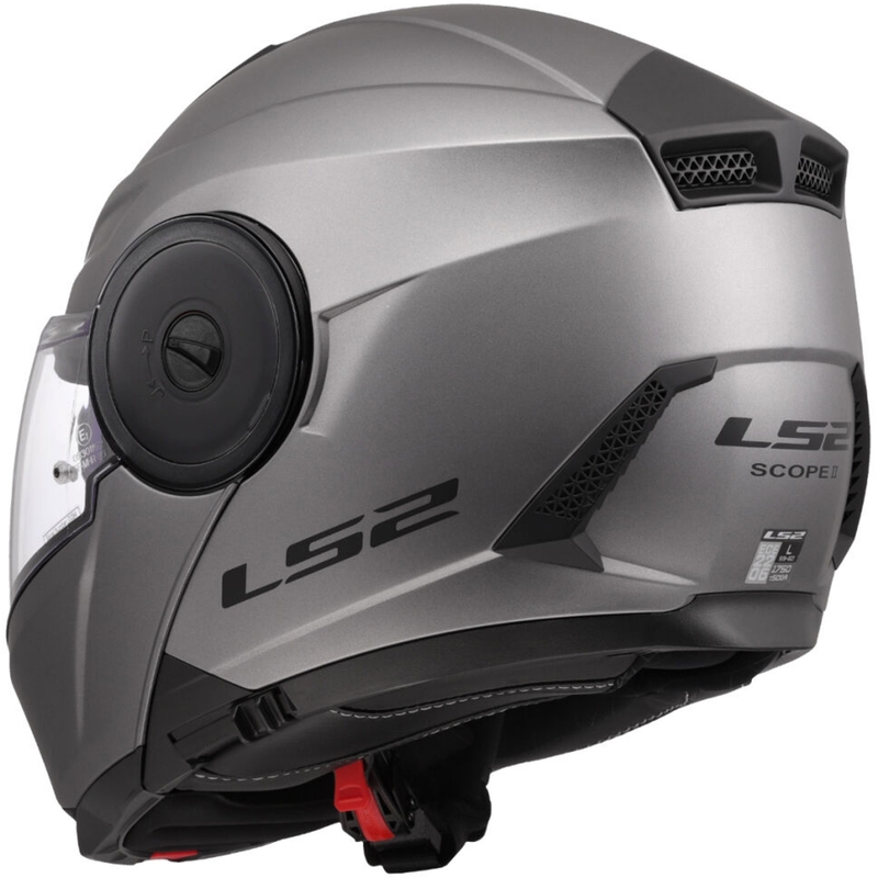 Kask motocyklowy typu flip-up LS2 FF902 Scope II Solid matowy tytan
