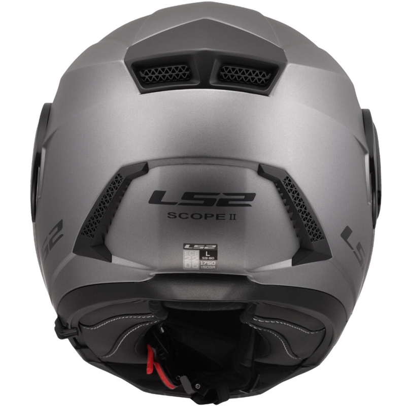 Kask motocyklowy typu flip-up LS2 FF902 Scope II Solid matowy tytan