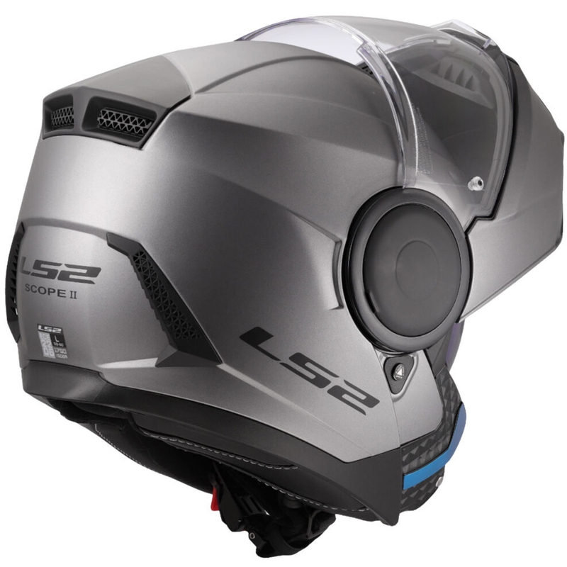 Kask motocyklowy typu flip-up LS2 FF902 Scope II Solid matowy tytan