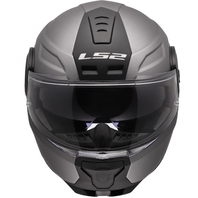 Kask motocyklowy typu flip-up LS2 FF902 Scope II Solid matowy tytan