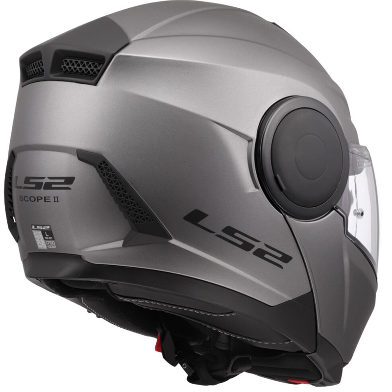 Kask motocyklowy typu flip-up LS2 FF902 Scope II Solid matowy tytan