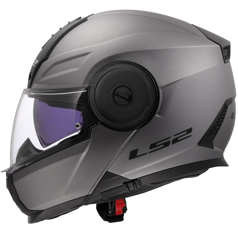 Kask motocyklowy typu flip-up LS2 FF902 Scope II Solid matowy tytan