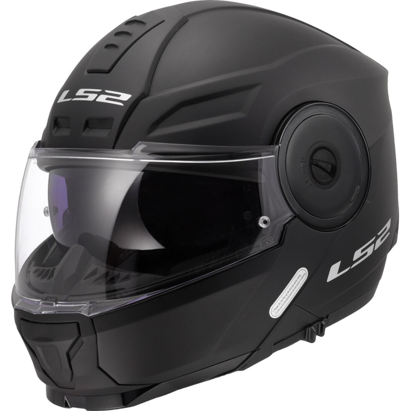 Kask motocyklowy typu flip-up LS2 FF902 Scope II Solid matowy czarny