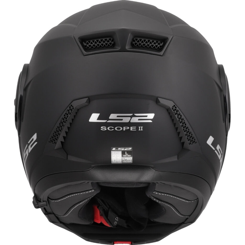 Kask motocyklowy typu flip-up LS2 FF902 Scope II Solid matowy czarny