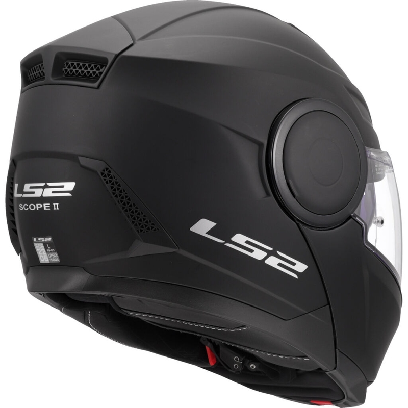Kask motocyklowy typu flip-up LS2 FF902 Scope II Solid matowy czarny