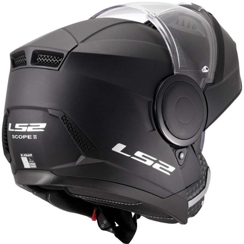 Kask motocyklowy typu flip-up LS2 FF902 Scope II Solid matowy czarny