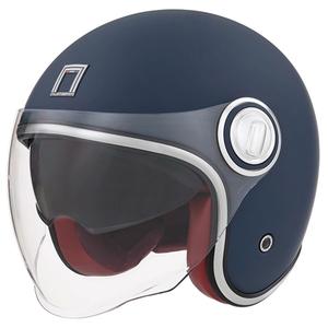 Kask motocyklowy otwarty NOX PREMIUM Heritage niebieski