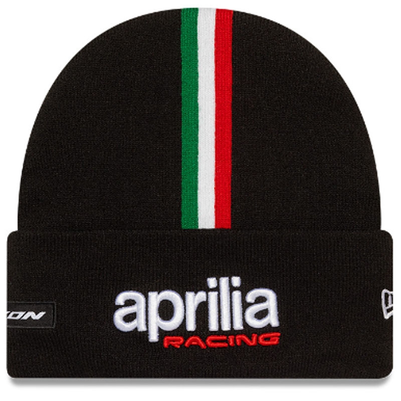 Czapka Team Wide Cuff Beanie Aprilia czarna