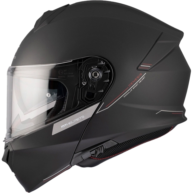 Kask motocyklowy MT Genesis SV Solid A1 czarny matowy flip-up