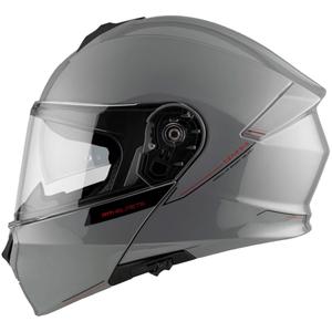 Kask motocyklowy MT Genesis SV Solid A12 szary błyszczący