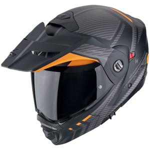 Kask motocyklowy składany Scorpion ADX-2 LEWIS matowy czarno-pomarańczowy