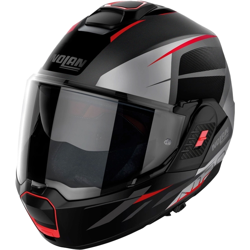 Nolan N120-1 Nightlife N-com 25 szary kask z klapką