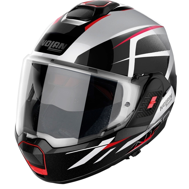 Kask typu flip-up Nolan N120-1 Nightlife N-com 27 biały