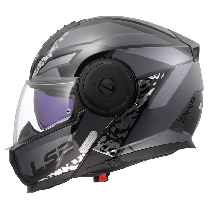 Kask motocyklowy typu flip-up LS2 FF902 Scope II Oxyd czarno-tytanowy