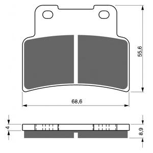 Brake pads GOLDFREN 251 S3