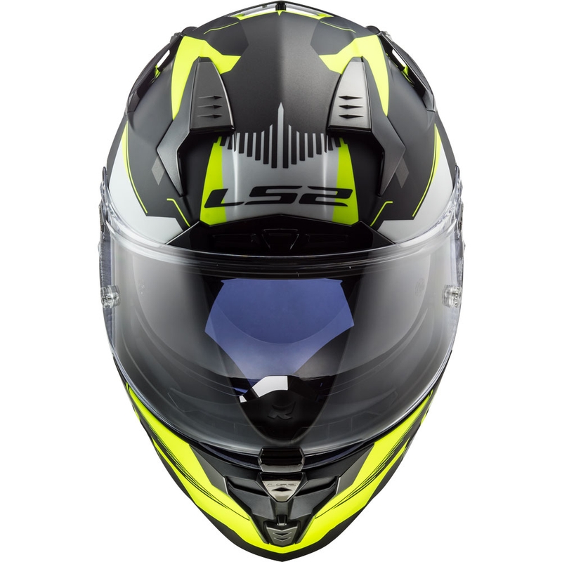 Integralny kask motocyklowy LS2 FF327 Challenger Squadron czarno-fluo żółty wyprzedaż