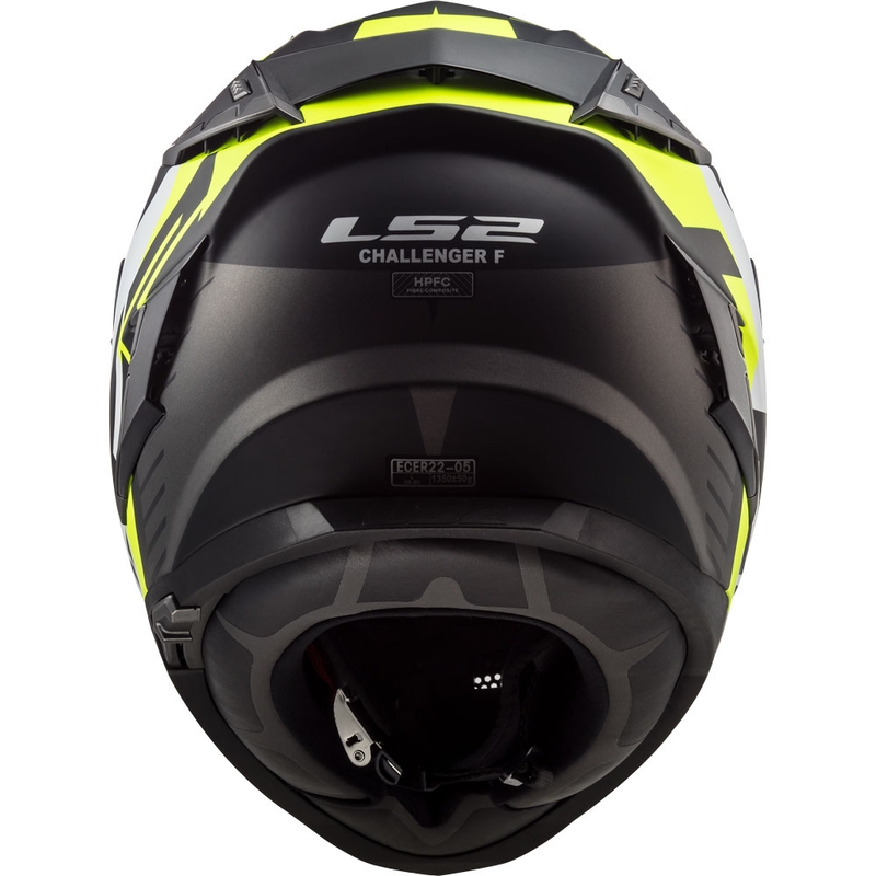 Integralny kask motocyklowy LS2 FF327 Challenger Squadron czarno-fluo żółty wyprzedaż