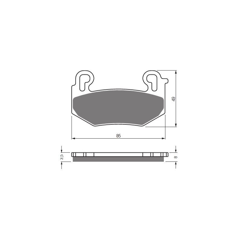 Brake pads GOLDFREN S3
