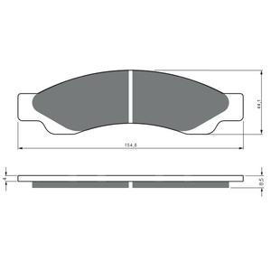 Brake pads GOLDFREN 441 S33 STREET FRONT