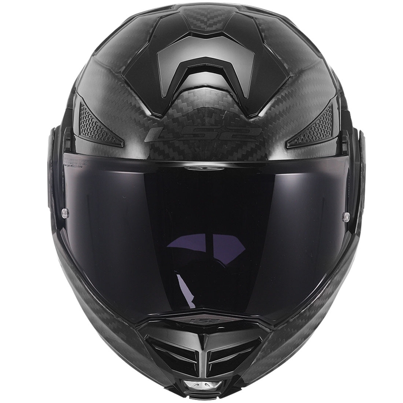 Kask motocyklowy typu flip-up LS2 FF901 Advant X Solid Carbon czarny
