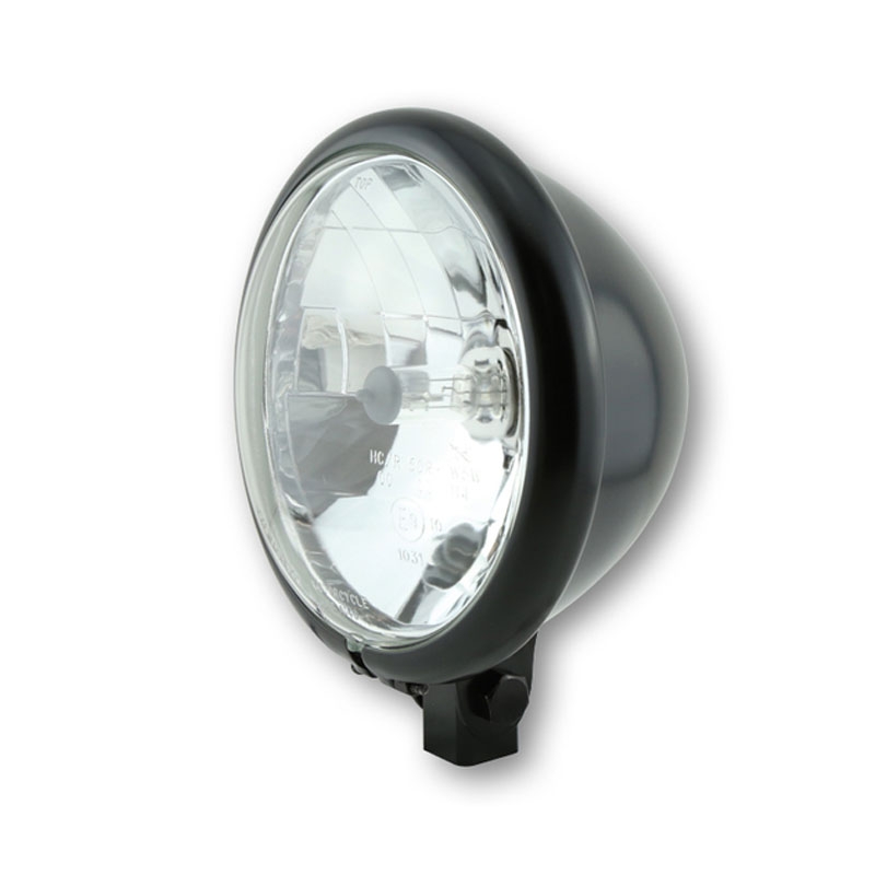 Reflektor Highsider Smart Bates Style 5 3/4 cala z przezroczystym szkłem w kolorze czarnym