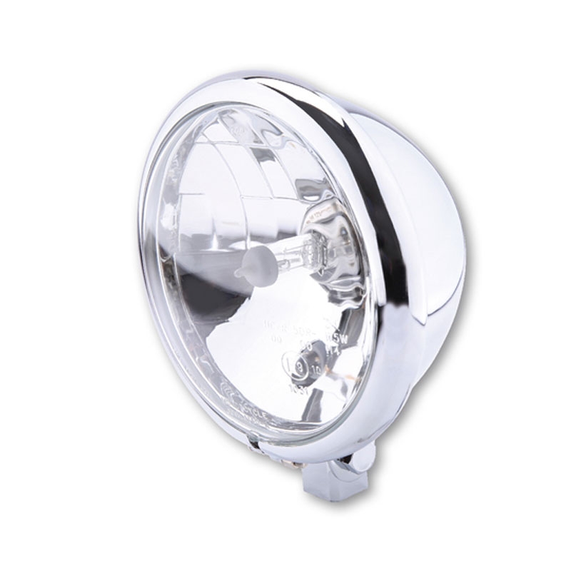 Reflektor Highsider Smart Bates Style 5 3/4 cala, szkło przezroczyste, chromowane