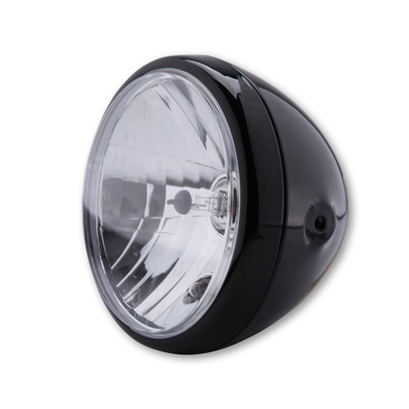 Reflektor Highsider Smart Reno 7 z przezroczystym szkłem w kolorze czarnym