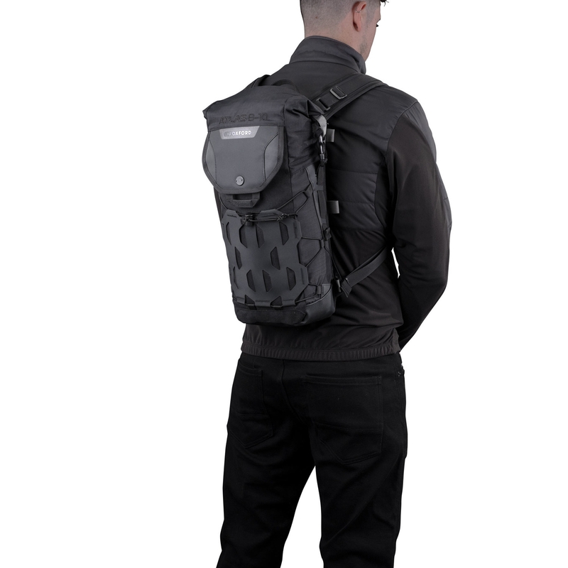 Plecak motocyklowy Oxford Atlas B-10 czarny 10 l