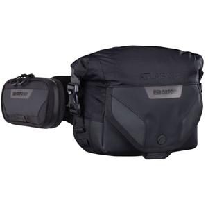 Torba biodrowa Oxford Atlas W-3 z dodatkową kieszenią, czarna, 3,8 l