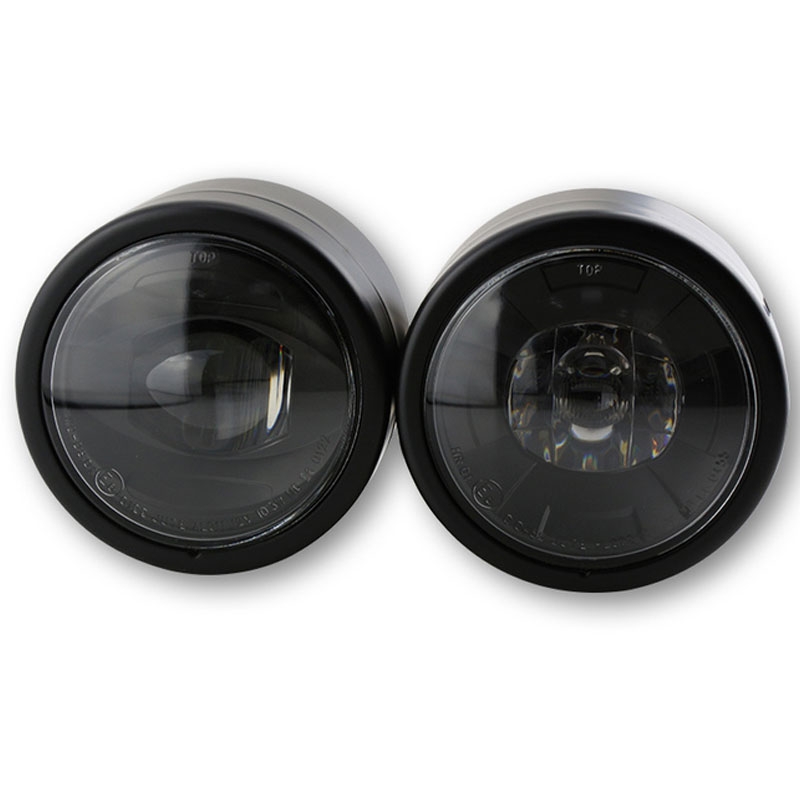 Reflektor przedni Highsider Smart Twin LED w kolorze czarnym