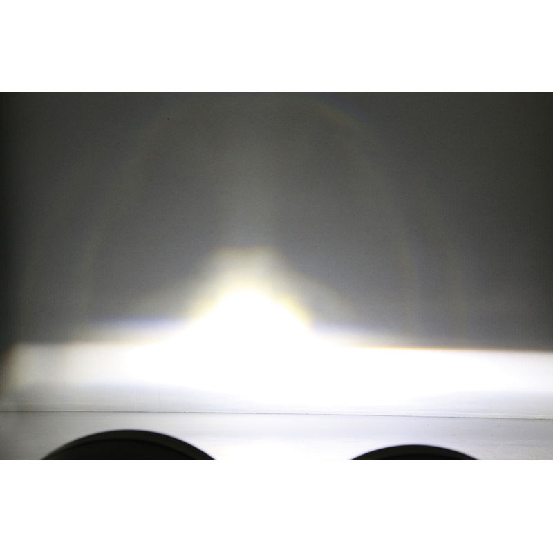 Reflektor przedni Highsider Smart Twin LED w kolorze czarnym