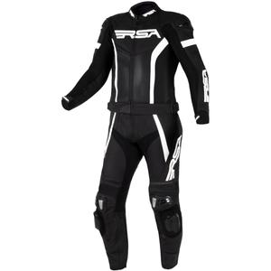 Kombinezon skórzany motocyklowy RSA Imola 2.1 czarno-biały