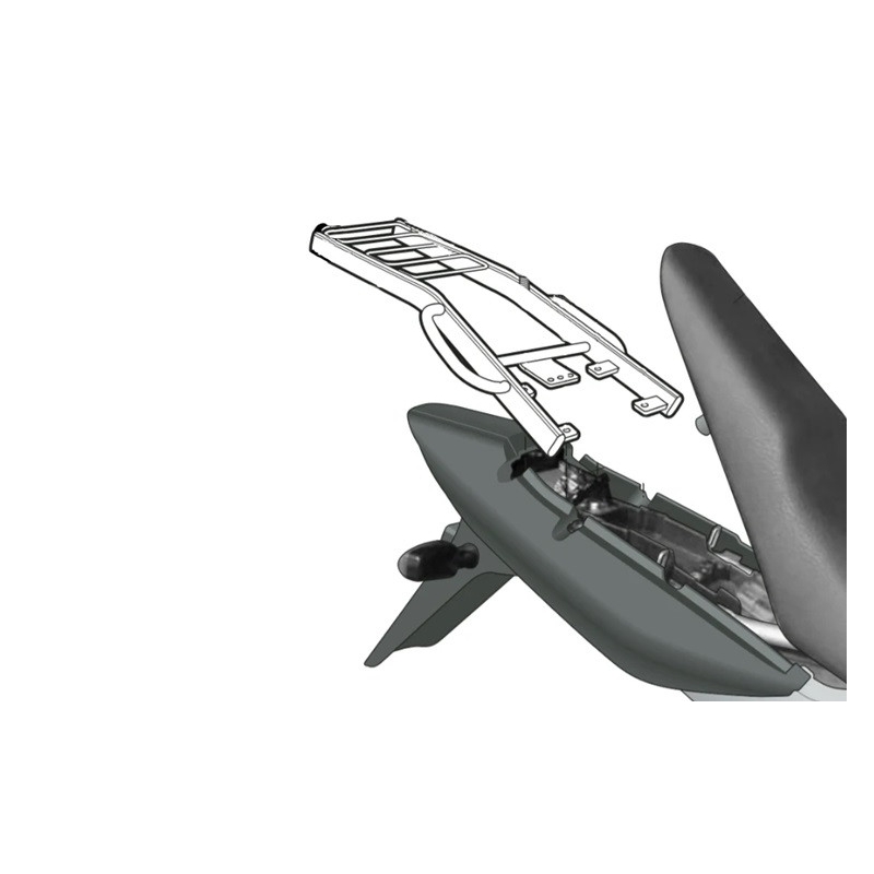 Top Master fitting kit SHAD for HONDA CBF 250 2004-2008