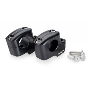 Risers PUIG PULLBACK 22101N black height 25mm, d 29mm
