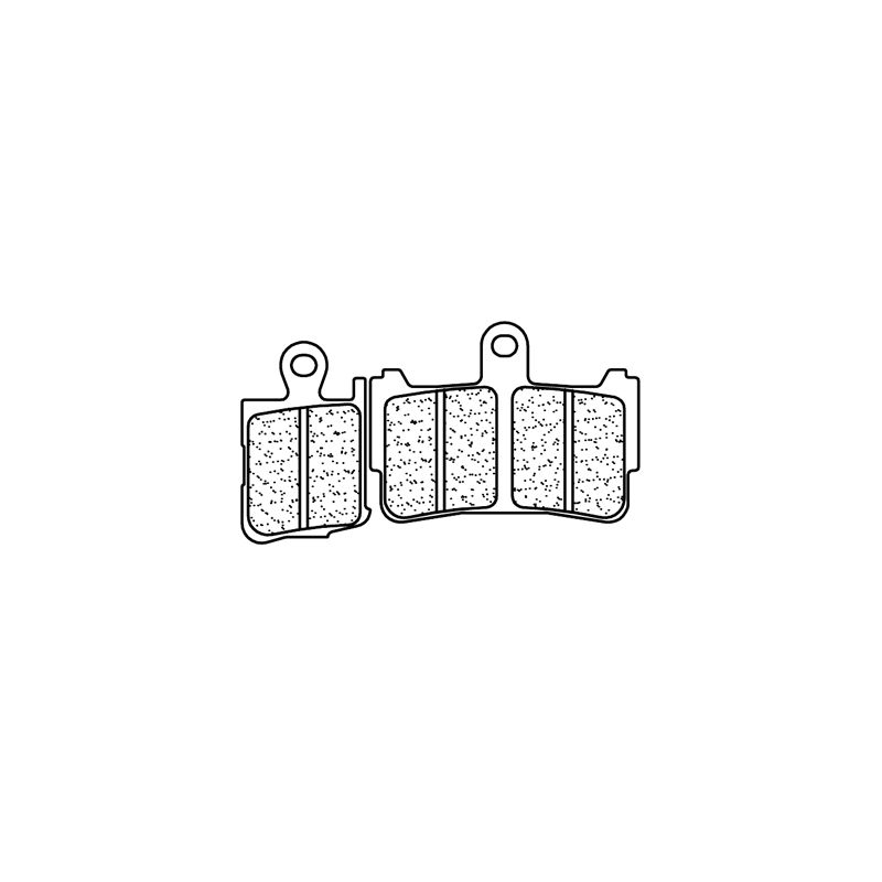 Brake pads CL BRAKES XBK5 (4pcs in kit)